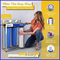 Express Water Whole House Water Filter 3 Stage Home Water Filtration System