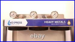 Express Whole Home House Heavy Metal Filter 3 Stage Water Filtration System READ