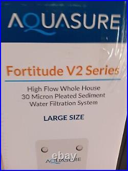 Fortitude V2 Series High-Flow Whole House Pleated Sediment Water Filter