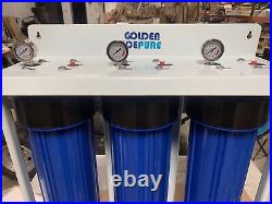 GOLDEN ICEPURE 3 Stage Whole House Water Filter System with 20 x 4.5