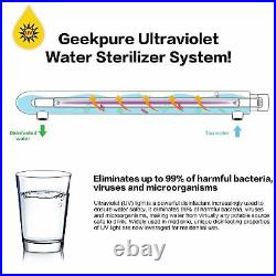 Geekpure Ultraviolet Light Water Purifier Whole House UV 55w 12GPM 1-inch Inlet