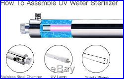 HQUA-OWS-12 Ultraviolet Water Purifier Sterilizer Filter For Whole House 12GPM