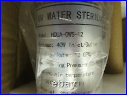 HQUA-OWS-12 Ultraviolet Water Purifier Sterilizer Filter for Whole House 12GPM