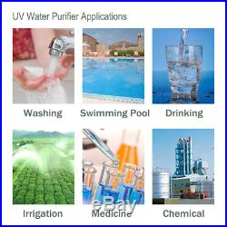HQUA-OWS-12 Ultraviolet Water Purifier Sterilizer Filter for Whole House 12GPM +