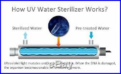HQUA-OWS-12 Ultraviolet Water Purifier Sterilizer Filter for Whole House 12GP