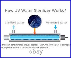 HQUA-OWS-12 Ultraviolet Water Purifier Sterilizer Filter for Whole House kp