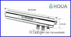 HQUA-TWS-12 Ultraviolet Water Purifier Sterilizer Filter for Whole House Water P