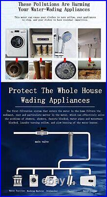 Heavy Duty Water Filter Shell Housing Whole House Water Purification of 304 S