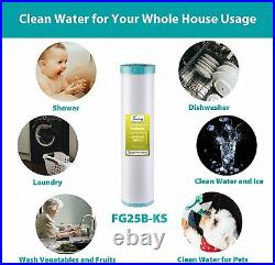 Heavy Metal Reducing GAC+ KDF Whole House Water Filter Replacement, 4.5 x 20