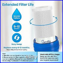 Heavy Metal Whole House Water Filter 4.5 x 20, 3-Stage Replacement Water Fi