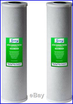 High Capacity 4.5 in. X 20 in Big Blue Whole House Water Filter CTO Carbon Block