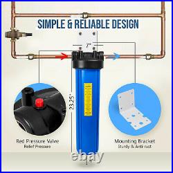 High Capacity Blue Whole House Water Filter System with Sediment Filter