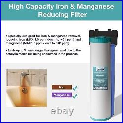 High Performance Whole House Water Filter Cartridge Removes Iron & Manganese