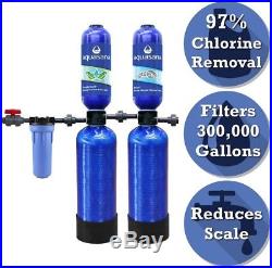 Home Chlorine Threaded 5Stage Whole House Water Filtration System with Softener