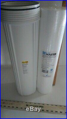 Home Master Whole House 3-Stage Water Filter replacement Filter & Canister