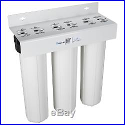 Home Master Whole House Three Stage Water Filtration System with Fine Sediment