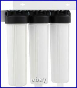 Home Master Whole House Three Stage Water Filtration System with Pack of 1 New
