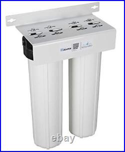 Home Master Whole House Water Filter 2 Stage Fine Sediment & Carbon Filter
