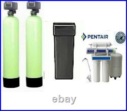 Home Water Filter Bundle Catalytic Carbon, Water Softener, RO Pentair GRO-EN50