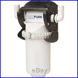 Home Water Filtration System EcoPure No Mess Filter Change Whole House Clean