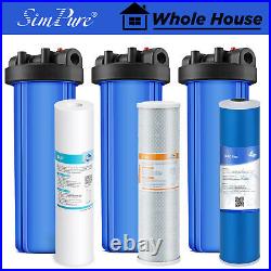 Home Whole House Water Filtration System 20 Big Blue Water Filter Housing