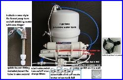 Hybrid In/Outdoor Whole House /Reverse Osmosis System RO Water Filter Tank 50GPD