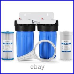 IFILTER Whole House Water Filter System Indoor Threaded Chemical Absorption Blue