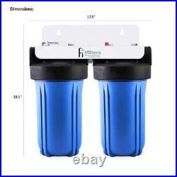 IFILTER Whole House Water Filter System Indoor Threaded Chemical Absorption Blue