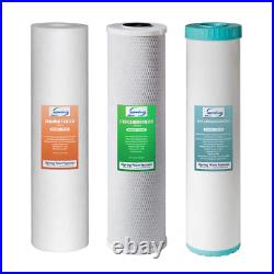 ISPRING Replacement Filter Cartridge Pack 3-Stage 20 in. Whole House 3-Piece