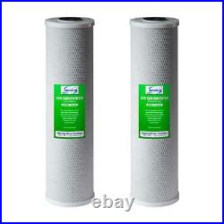 ISPRING Water Filter Cartridge Carbon Block Big Blue Whole House (2-Pieces)