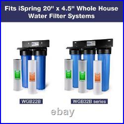 ISPRING Water Filter Replacement Cartridge 5-Micron Big Blue Sediment (8-Pack)
