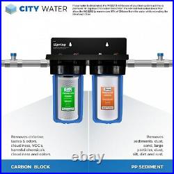 ISpring 2-Stage Whole House Big Blue Water Filtration System