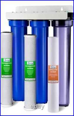 ISpring 3 Stage Whole House Water Filter System, WCB32