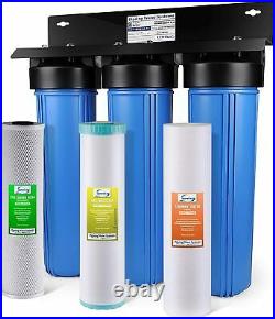 ISpring 3 Stage Whole House Water Filtration System, KDF, Heavy Metal Reducing
