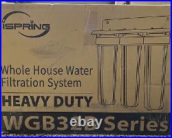 ISpring 3 Stage Whole House Water Filtration System WGB32B (OB)