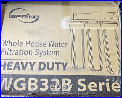 ISpring 3 Stage Whole House Water Filtration System WGB32B (OB)