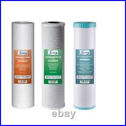 ISpring 4.5x 20 3-Stage Whole House Water Filter Set Replacement Pack + Sediment