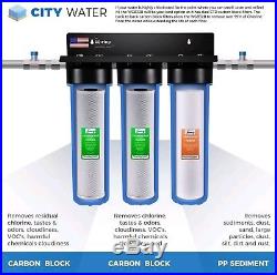 ISpring Big Blue 3 stage 20 inch Whole House Water Filter System
