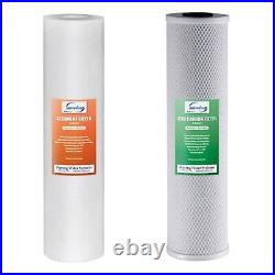 ISpring F2WGB22B 4.5 x 20 2-Stage Whole House Water Filter Replacement Pack