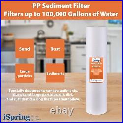 ISpring F3WGB32BDS 4.5 x 20 3-Stage Whole House Water Filter Replacement Pack