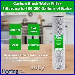 ISpring F3WGB32BDS 4.5 x 20 3-Stage Whole House Water Filter Replacement Pack