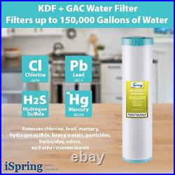 ISpring F3WGB32BKDS 4.5 x 20 3-Stage Whole House Water Filter Replacement Pack
