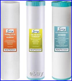 ISpring F3WGB32BMKS 4.5 x 20 3-Stage Whole House Water Filter Replacement Pack