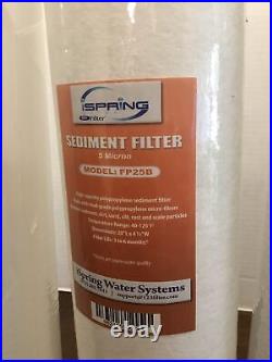 ISpring F3WGB32BM 4.5 x 20 3-Stage Whole House Water Filter Replacement Set