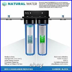 ISpring F4WGB22BM 4.5 x 20 2-Stage Whole House Water Filter Set Replacement
