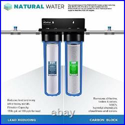 ISpring F4WGB22BPB 4.5 x 20 2-Stage Whole House Water Filter Replacement Pa