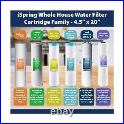 ISpring F4WGB22B 4.5 x 20 2-Stage Whole House Water Filter Replace