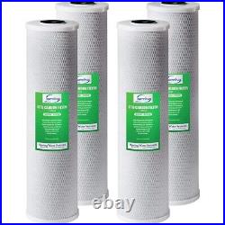 ISpring FC25BX4 High Capacity 4.5 x 20 Whole House Water Filter CTO Carbon