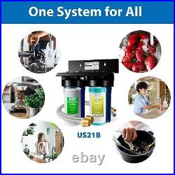 ISpring US21B Whole House Commercial Under Sink Water Filter System 80K Gallon