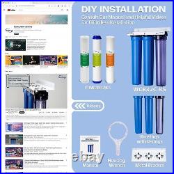 ISpring WCB32C-KS Whole House Water Filter System, Reduces Lead, Chloramine